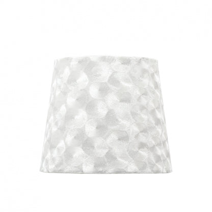 Pantalla Fátima Textil Blanca Fabrilamp / Abrila 110812001 para lámpara E27