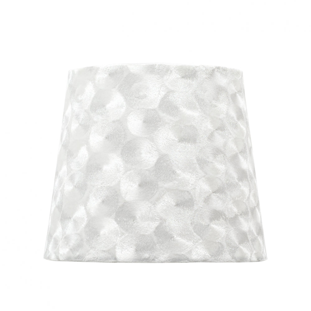 Pantalla Fátima Textil Fabrilamp / Abrila E27 Blanca Nacar 110813001