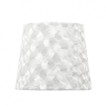 Pantalla Fátima Textil Fabrilamp / Abrila E27 Blanca Nacar 110813001