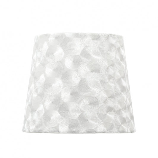 Pantalla Fátima Textil Fabrilamp / Abrila E27 Blanca Nacar 110813001