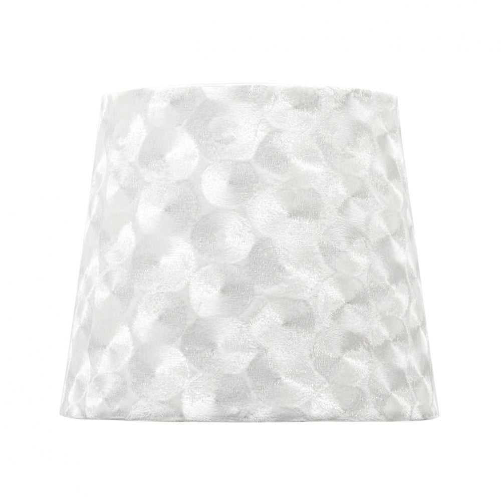Pantalla Fátima E27 Fabrilamp / Abrila textil blanco nacar, referencia 110813501
