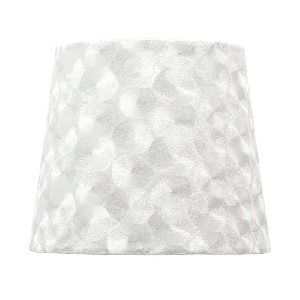 Pantalla Fátima Textil Blanca Fabrilamp / Abrila 110814001 para lámpara E27