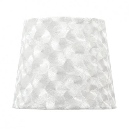 Pantalla Fátima Textil Blanca Fabrilamp / Abrila 110814001 para lámpara E27