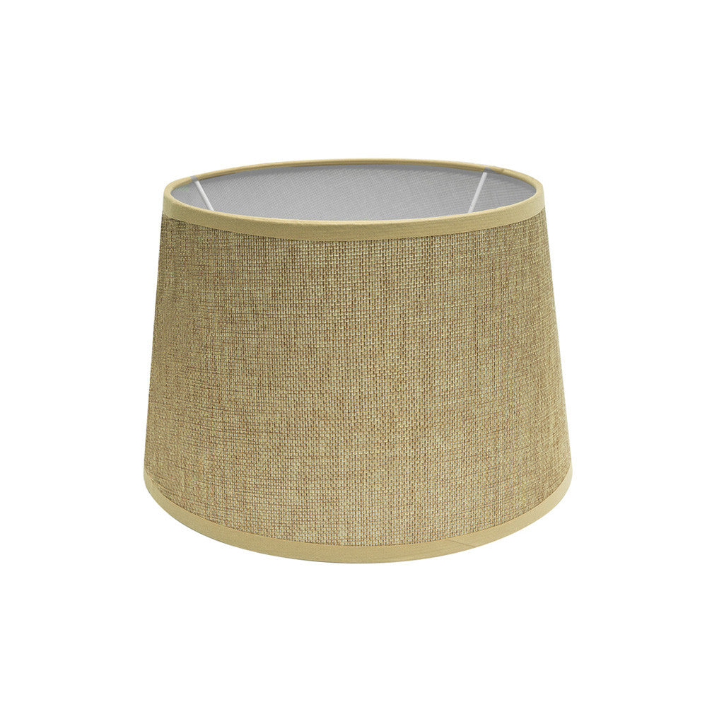 Pantalla Irene cónica abierta beige Fabrilamp / Abrila 157413015