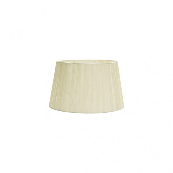 Pantalla Cónica Abierta Laura 25 cm Textil Beige Fabrilamp - vista principal | Fabrilamp / Abrila
