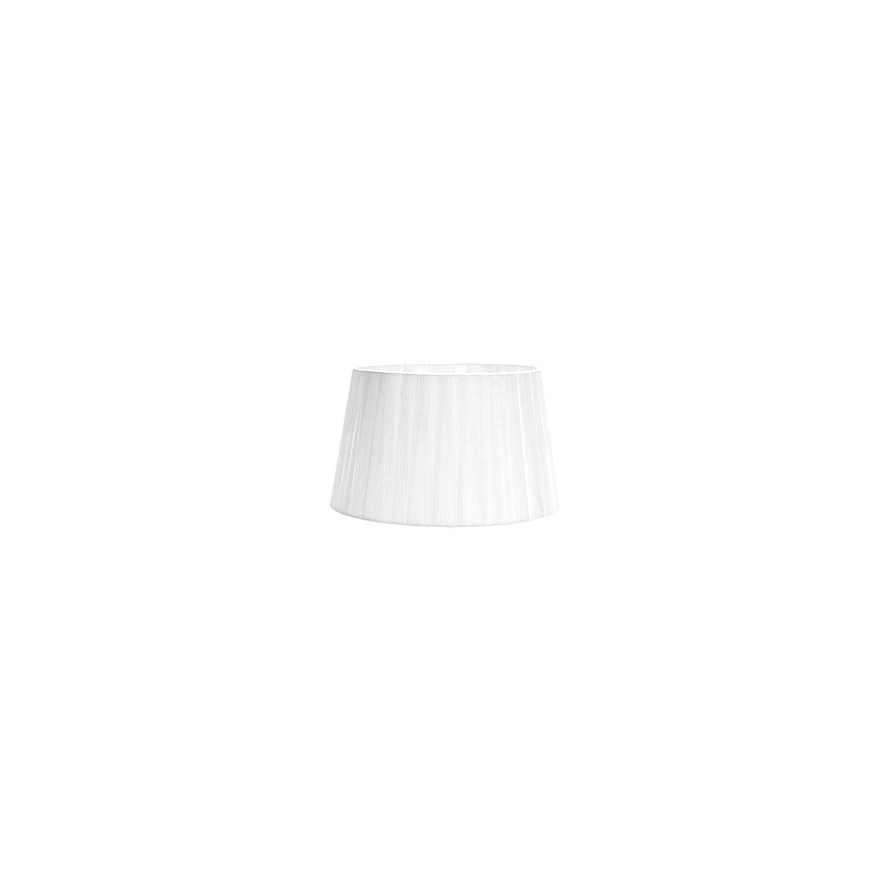 Pantalla Laura E27 Cónica Textil Blanca Fabrilamp / Abrila 157511501