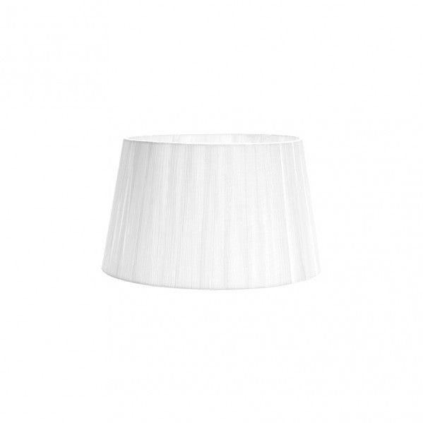 Pantalla Cónica Laura Blanca 30 cm Textil E27 Fabrilamp - vista principal | Fabrilamp / Abrila