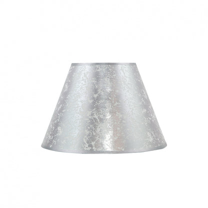 Pantalla Cónica Plata Lourdes Fabrilamp / Abrila 100711510 para lámpara de mesa