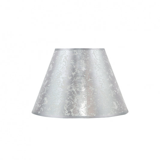 Pantalla Cónica Plata Lourdes Fabrilamp / Abrila 100711510 para lámpara de mesa