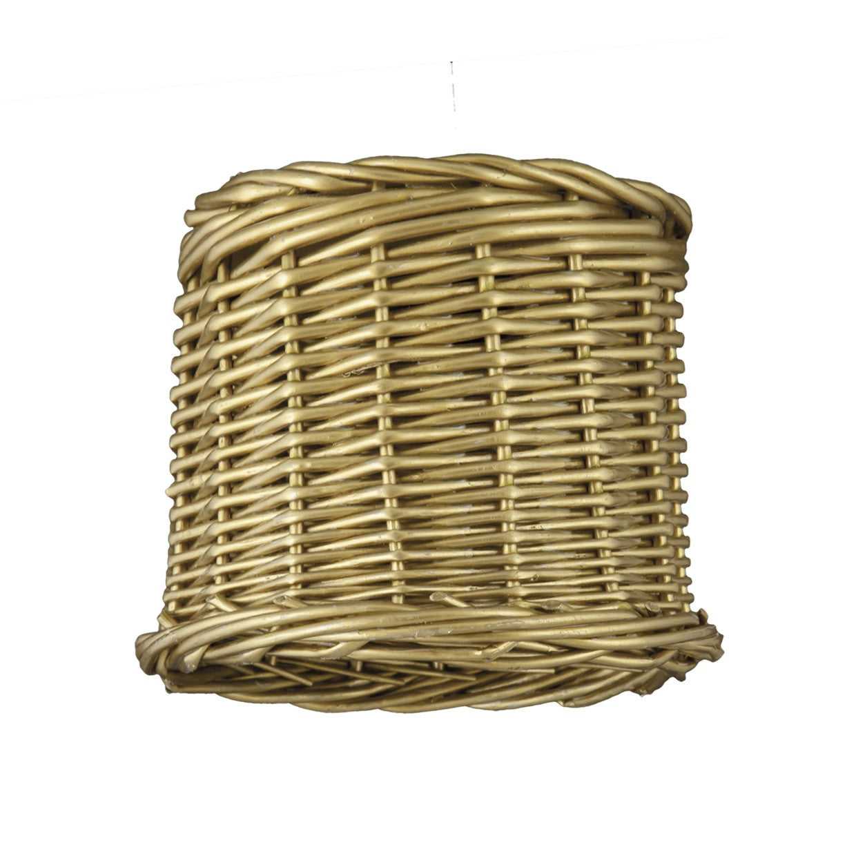 Pantalla Mimbre Dorada AJP Alemar XP074-17-C - Medidas.  Luzguru.com
