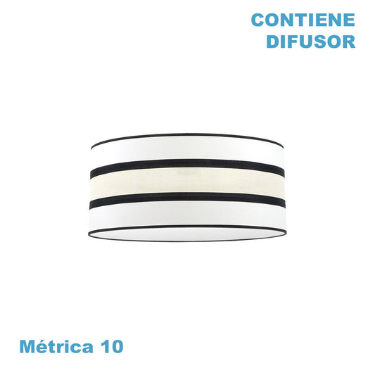 Pantalla colgante textil KARLA Fabrilamp / Abrila 99.PA-171296001 vintage