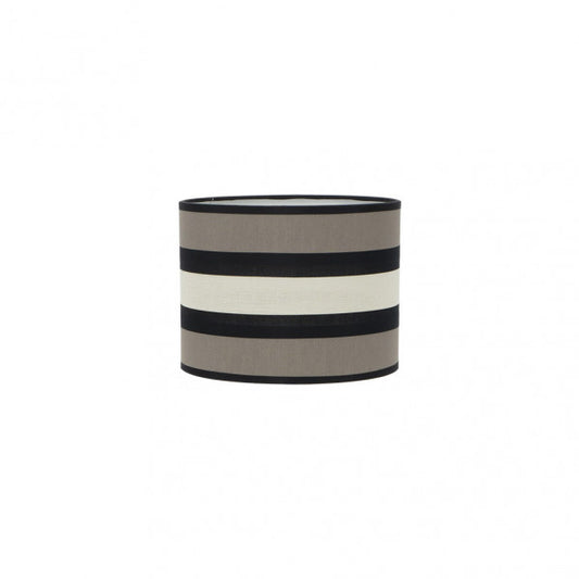 Pantalla de Sobremesa Karla 25 cm Textil Topo y Beis Fabrilamp - vista principal | Fabrilamp / Abrila