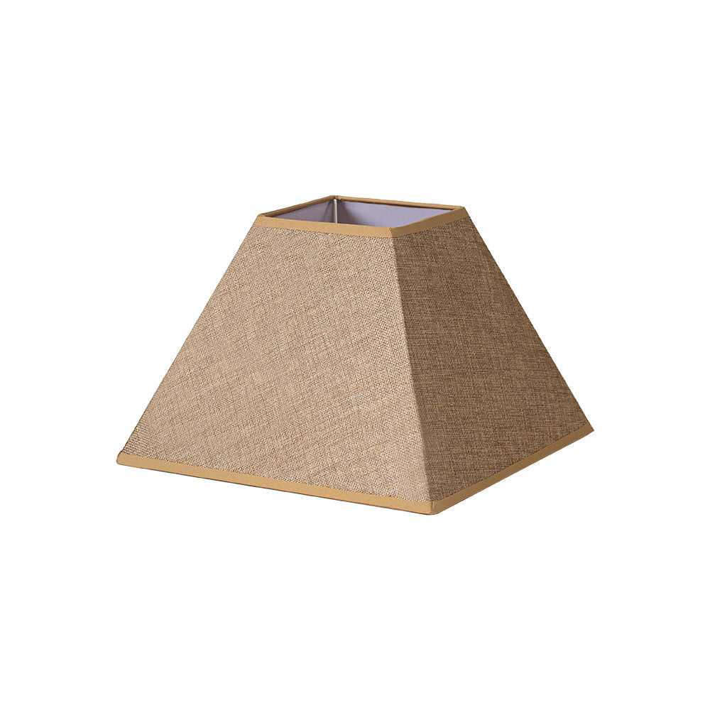 Pantalla Piramidal DIVOS Marrón Saco-yute Fabrilamp / Abrila 176543502