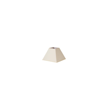 Pantalla piramidal Mezzo beige Fabrilamp / Abrila 176441215 para lámpara de pinza