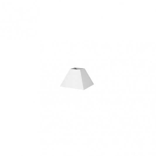 Pantalla Piramidal Mezzo con Pinza 12 cm Blanco Fabrilamp - vista principal | Fabrilamp / Abrila