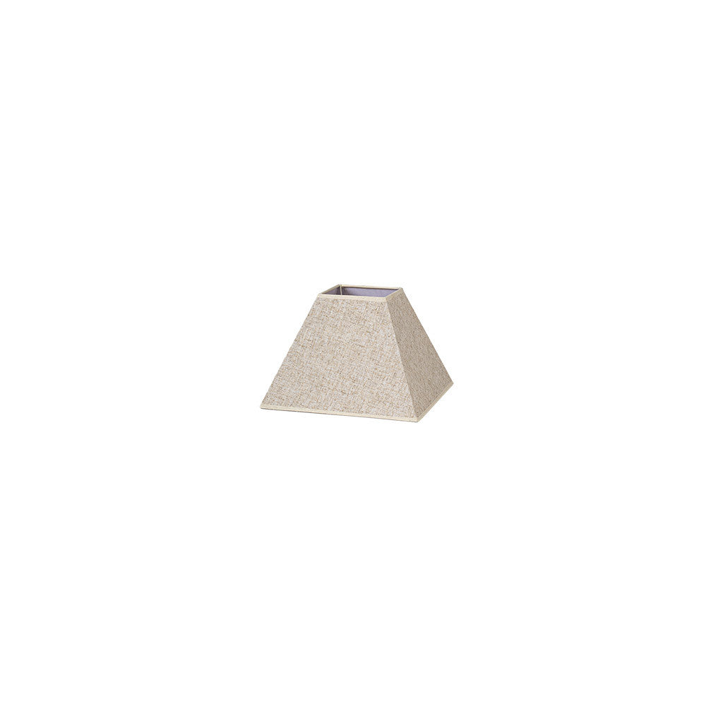 Pantalla Piramidal Tenorio Lino Beige Fabrilamp / Abrila E27 - Ref. 176641515