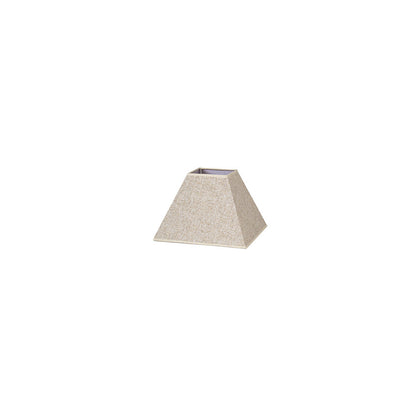 Pantalla Piramidal Tenorio Lino Beige Fabrilamp / Abrila E27 - Ref. 176641515