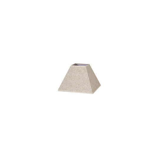 Pantalla Piramidal Tenorio Lino Beige Fabrilamp / Abrila E27 - Ref. 176641515