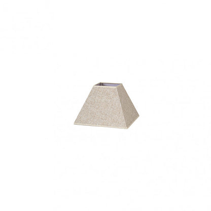 Pantalla Piramide Tenorio E27 Lino Beige 17dx8dx13h de Fabrilamp/Abrila - luzguru.com