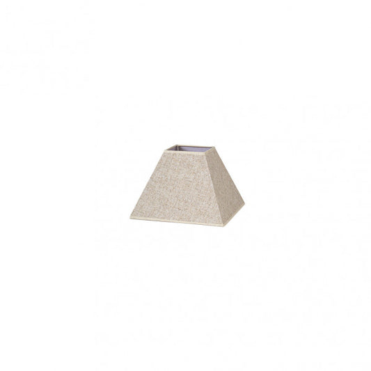 Pantalla Piramide Tenorio E27 Lino Beige 17dx8dx13h de Fabrilamp/Abrila - luzguru.com