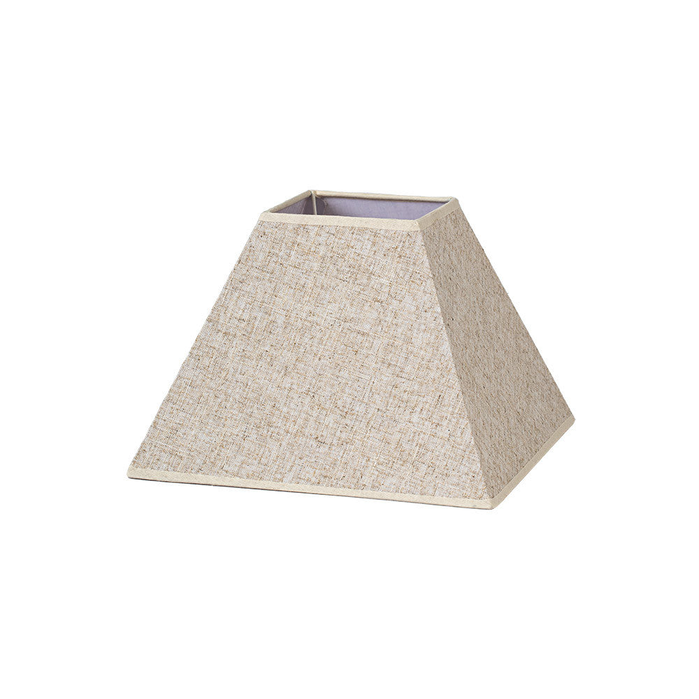 Pantalla piramidal Tenorio lino beige Fabrilamp / Abrila 176643515