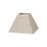 Pantalla piramidal Tenorio lino beige Fabrilamp / Abrila 176643515