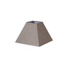Pantalla piramidal Tenorio lino gris Fabrilamp / Abrila ref. 176643028