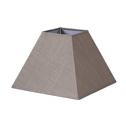 Pantalla Piramidal Tenorio Lino Gris E27 Fabrilamp / Abrila 176644528