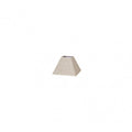 Pantalla Piramidal Tenorio Pinza Lino Beige 12x7x10h de Fabrilamp/Abrila.  Iluminación elegante y difusa.