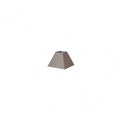 Pantalla Piramide Tenorio Pinza Lino Gris 12x7x10h - Vista frontal