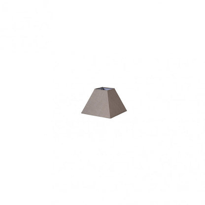 Pantalla Piramide Tenorio Pinza Lino Gris 12x7x10h - Vista frontal