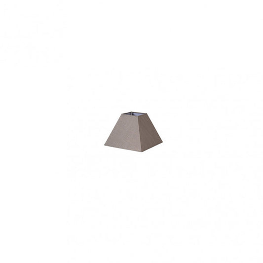 Pantalla Piramide Tenorio Pinza Lino Gris 12x7x10h - Vista frontal