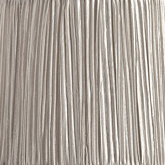 Pantalla Rizada Beige E-27 XP013/25 - Medidas AJP/Alemar - LuzGuru
