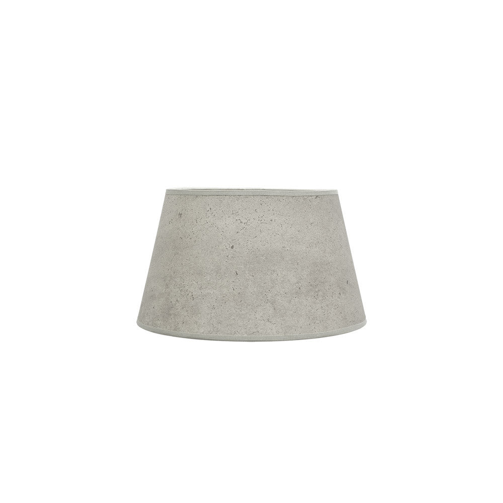 Pantalla Salma Cónica E27 Textil Cemento Fabrilamp / Abrila Ref. 178312528