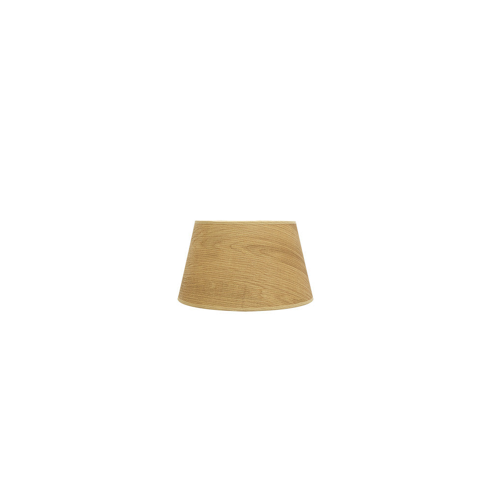 Pantalla Salma Cónica Fabrilamp / Abrila E27 diseño madera clara ref 178311585