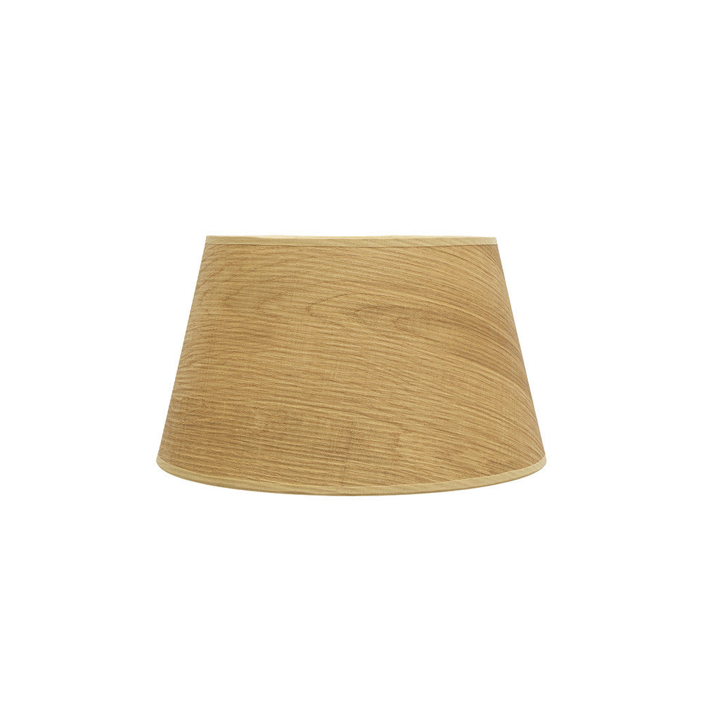 Pantalla Salma cónica textil madera clara Fabrilamp / Abrila 178313085