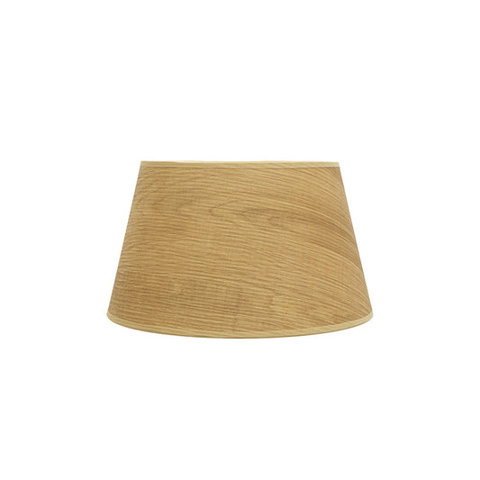 Pantalla Salma cónica textil madera clara Fabrilamp / Abrila 178313085