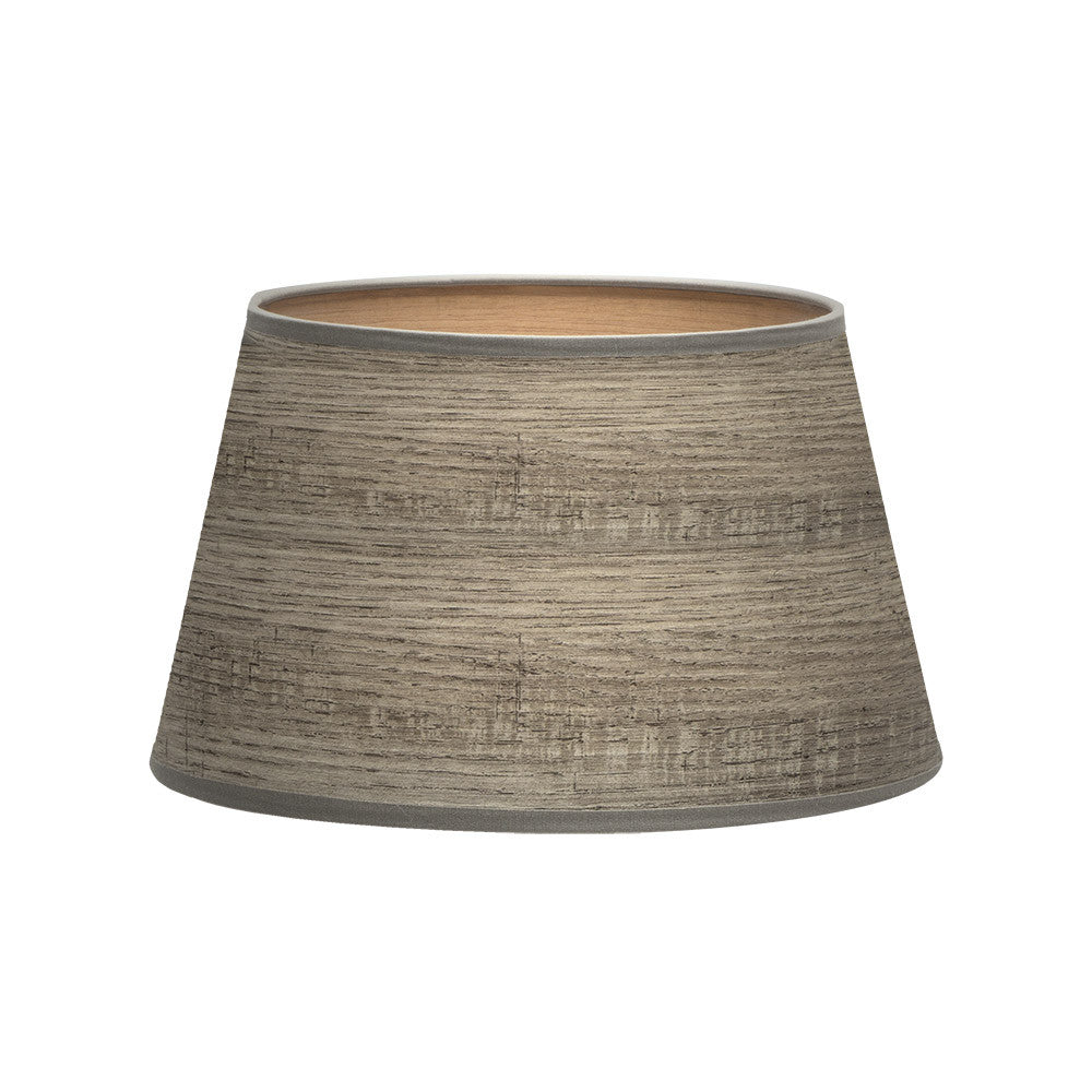 Salma Pantalla Cónica E27 Madera Gris Fabrilamp / Abrila 178314083