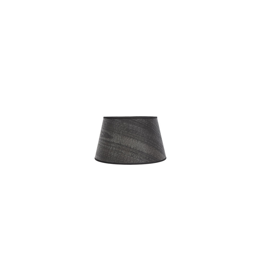 Pantalla Salma Cónica E27 Madera Negra Fabrilamp / Abrila - Ref 178311509