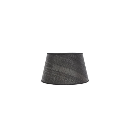 Pantalla Salma Cónica Fabrilamp / Abrila Madera Negra E27 Ref. 178312009