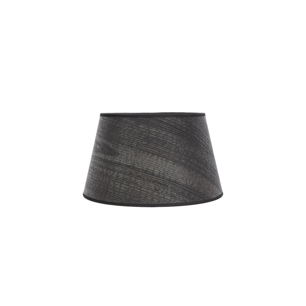 Pantalla Salma Cónica Madera Negra E27 Fabrilamp / Abrila 178312509