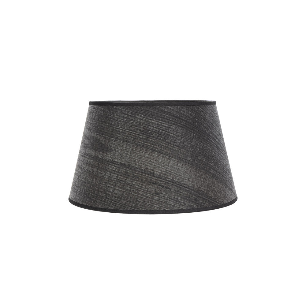 Pantalla Salma E27 Fabrilamp / Abrila madera negra, referencia 178313009