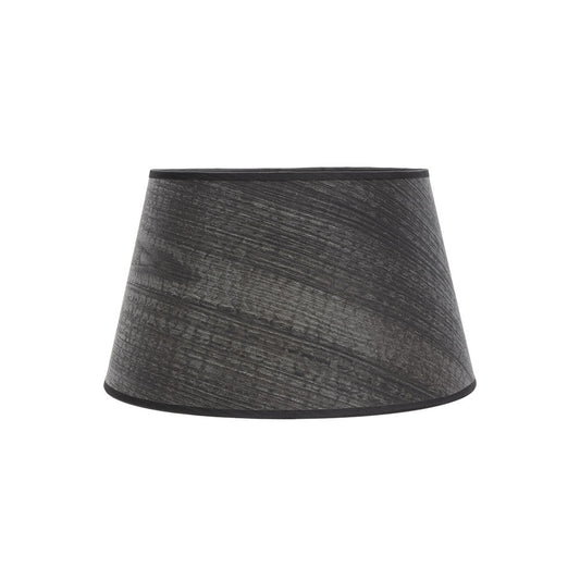 Pantalla Salma Cónica Madera Negra E27 Fabrilamp / Abrila ref. 178313509