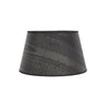 Pantalla Salma Cónica Madera Negra E27 Fabrilamp / Abrila ref. 178313509