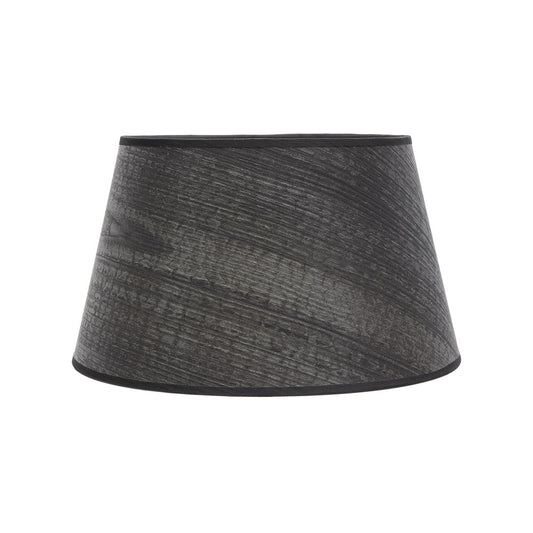Salma Pantalla Cónica Madera Negra E27 Fabrilamp / Abrila 178314009