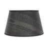 Pantalla Salma E27 cónica Fabrilamp / Abrila madera negra ref. 178314509