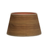 Pantalla Salma Cónica Madera Oscura Fabrilamp / Abrila 178314084