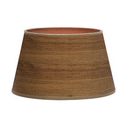 Pantalla Salma Cónica Madera Oscura E27 Fabrilamp / Abrila 178314584