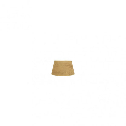 Pantalla Salma Pinza Madera Clara 10x8x8 cm Conica Abierta - Fabrilamp