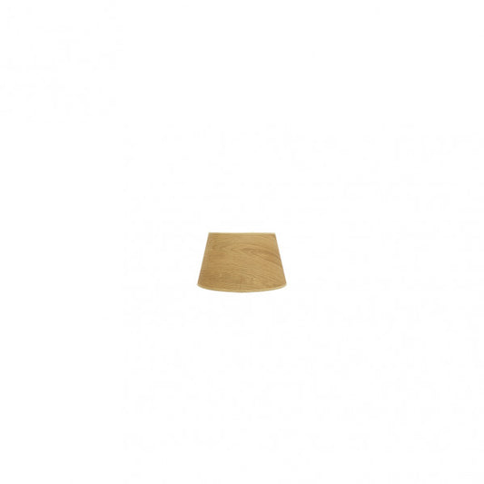 Pantalla Salma Pinza Madera Clara 10x8x8 cm Conica Abierta - Fabrilamp